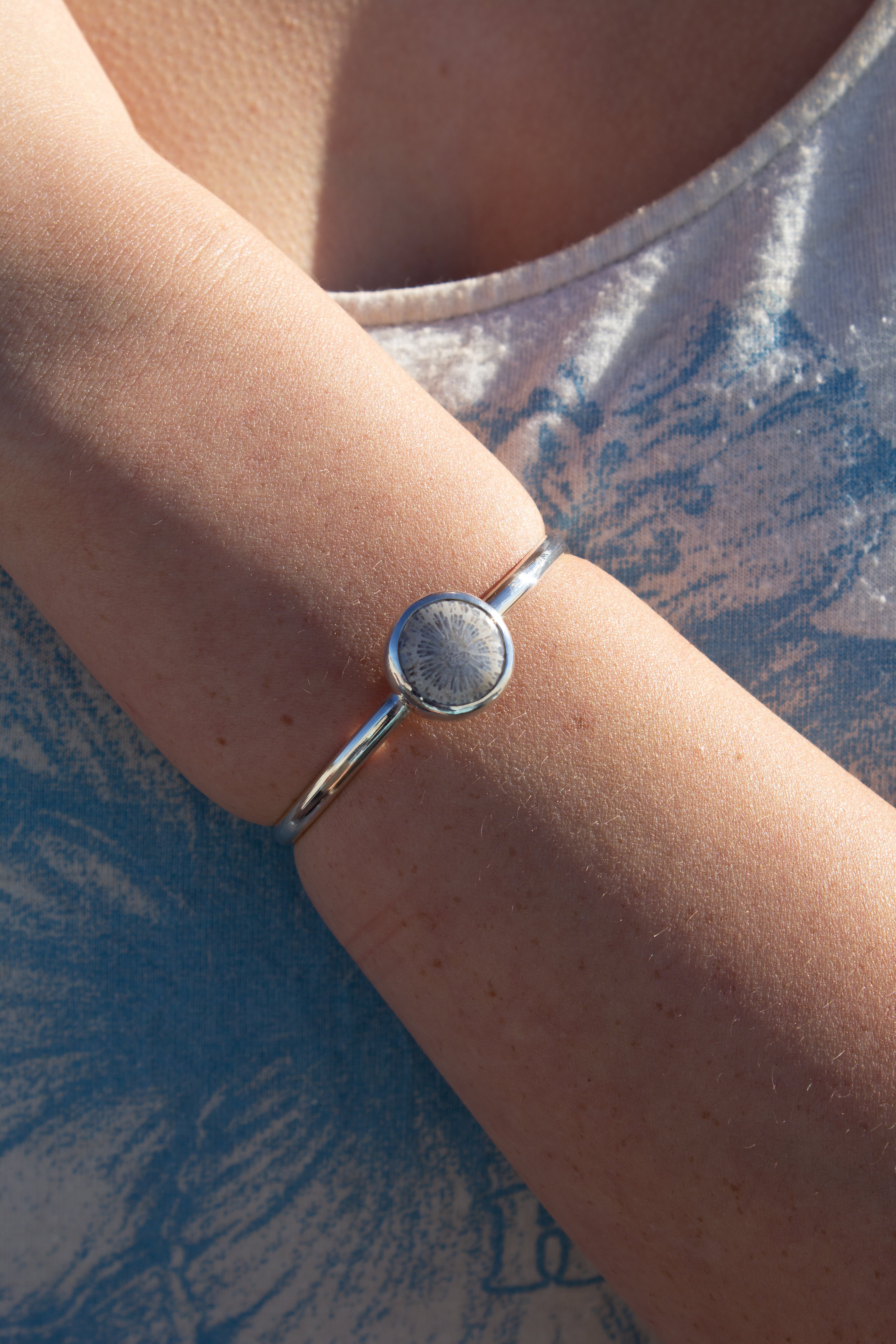 Fossilised Coral Reef Cuff