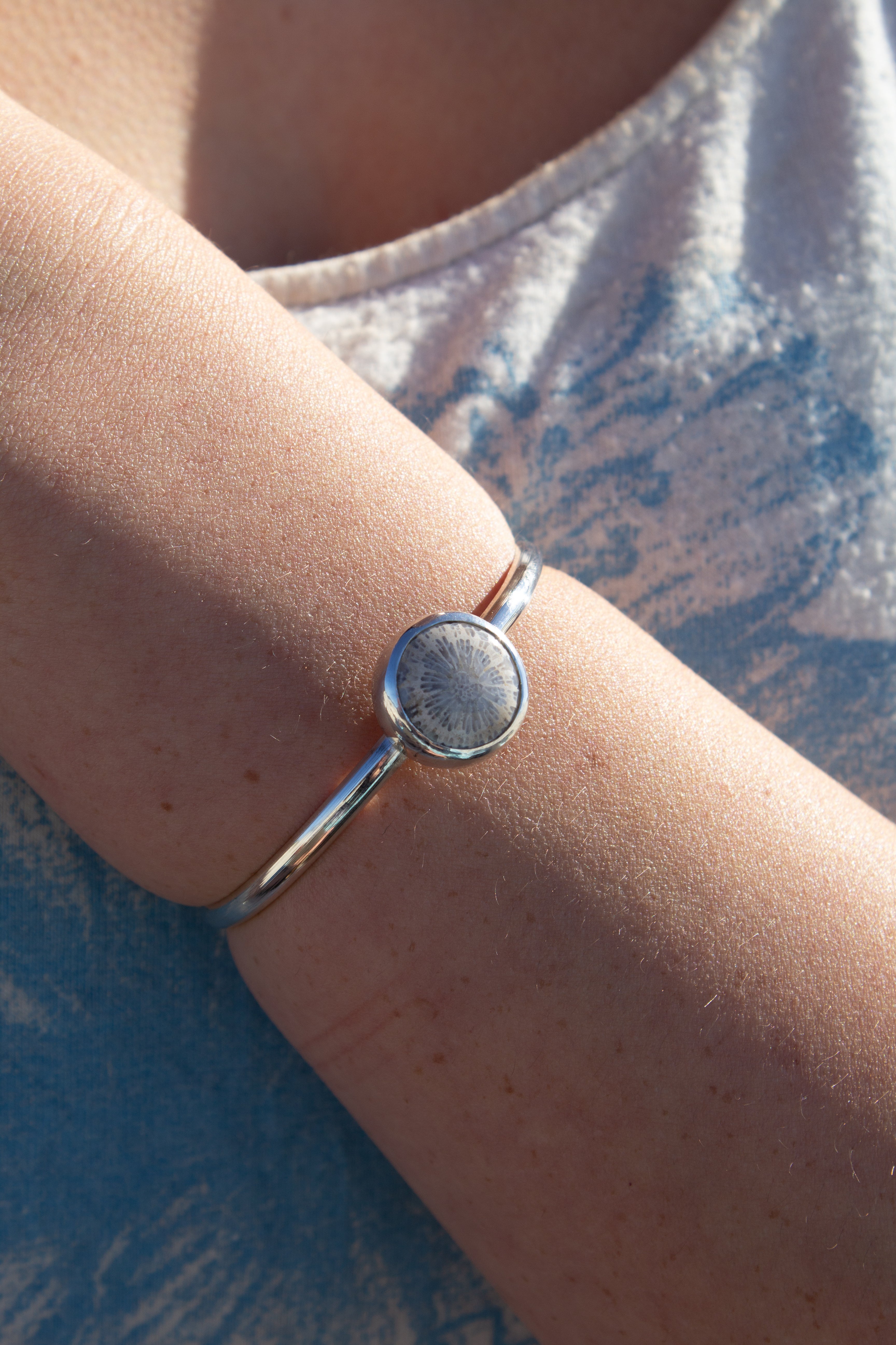 Fossilised Coral Reef Cuff
