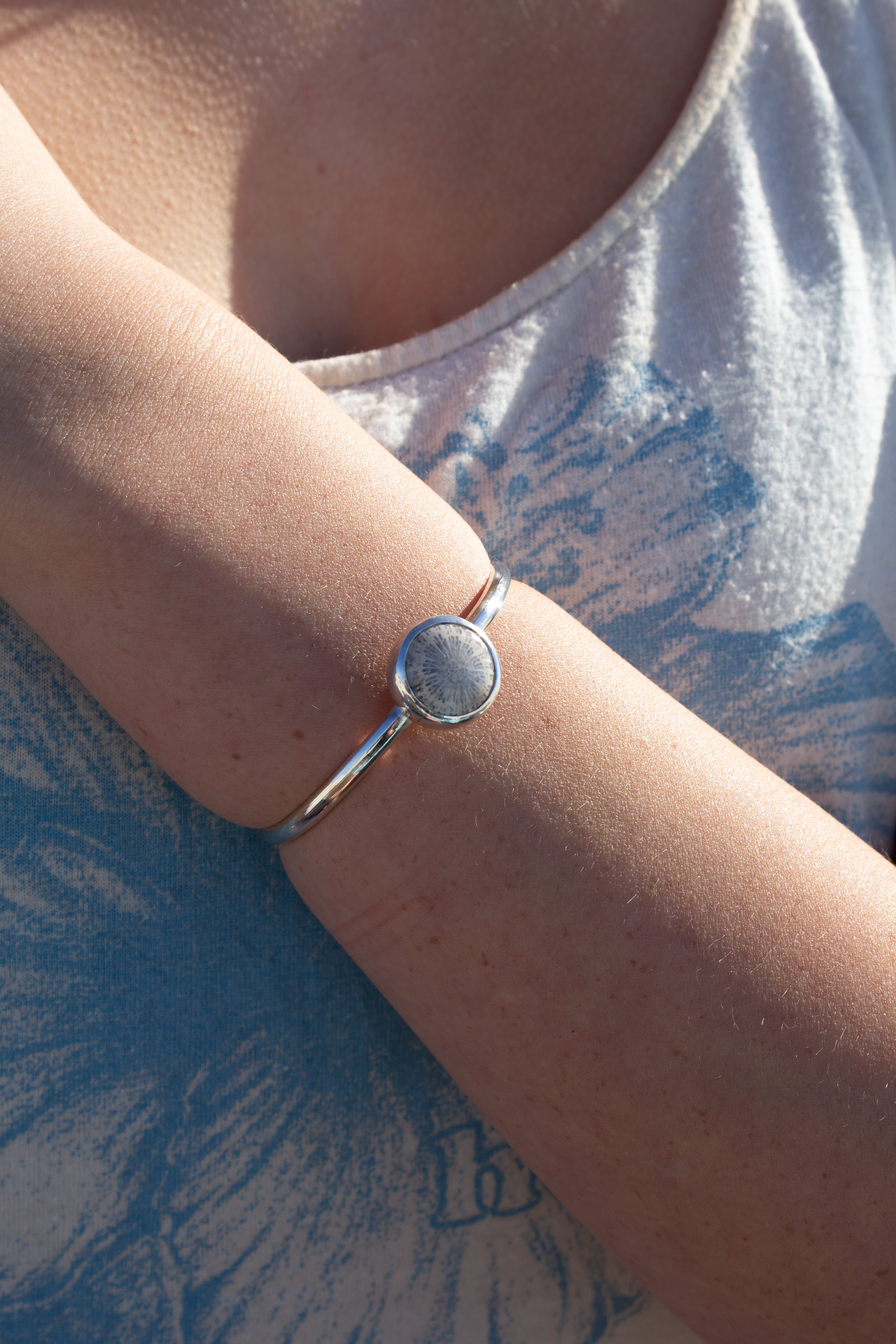 Fossilised Coral Reef Cuff