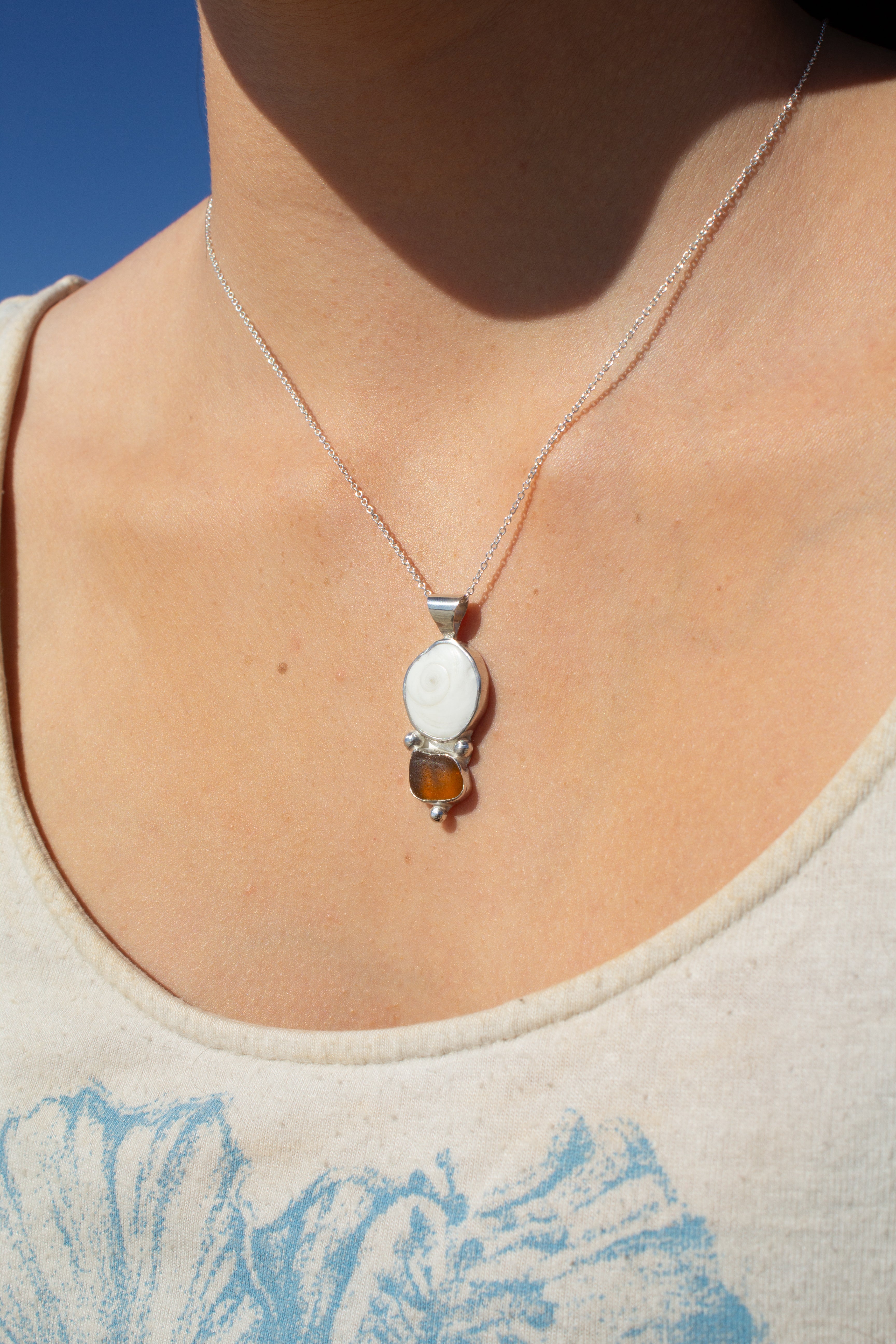 Operculum x Seaglass Pendant