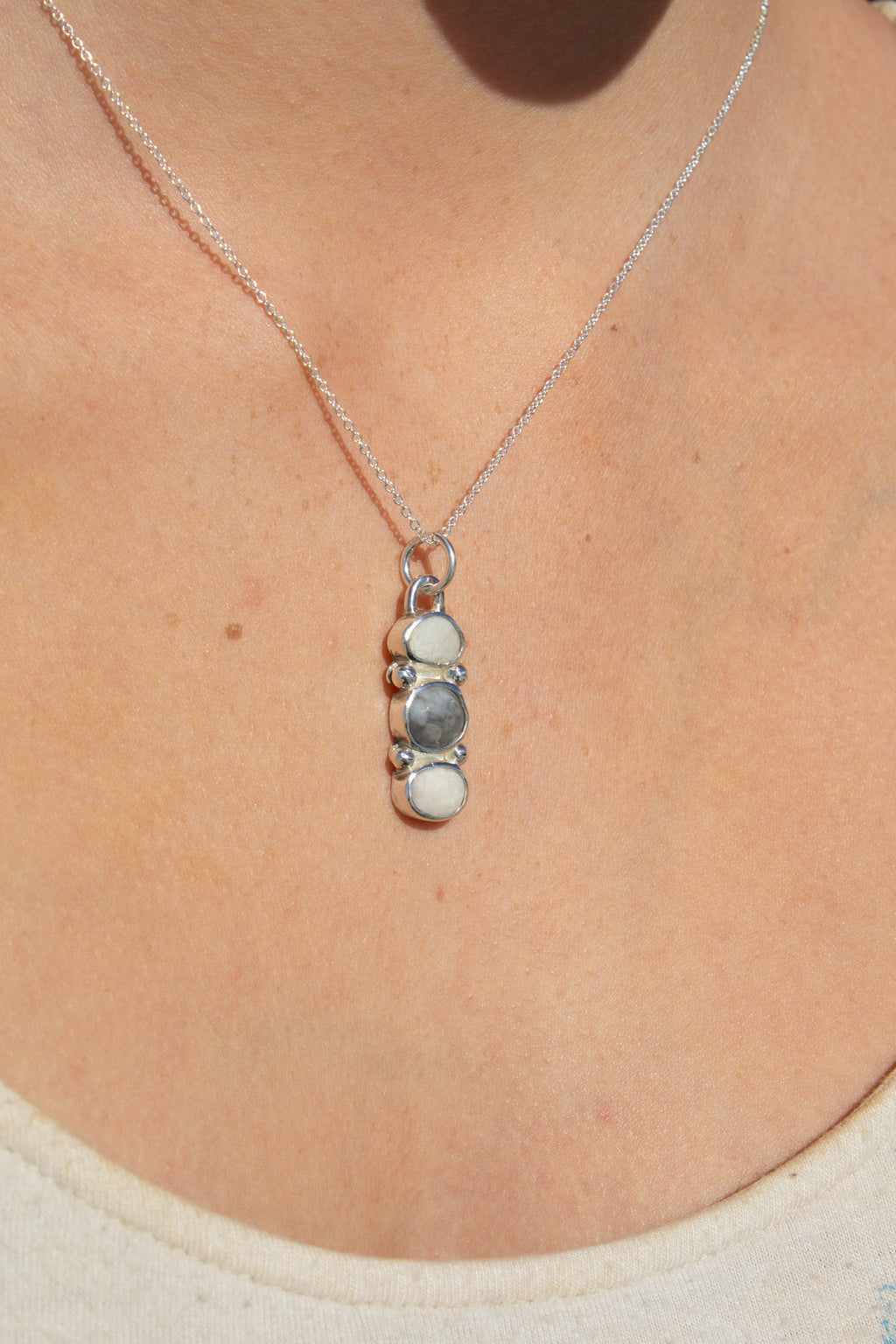 Stacked Quartz Pendant
