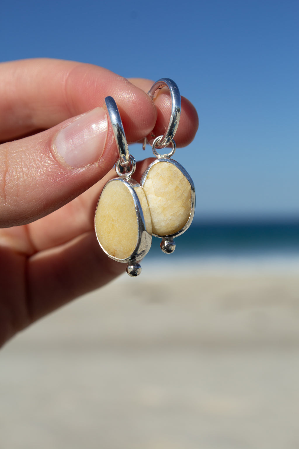 Yellow Quartz Huggies