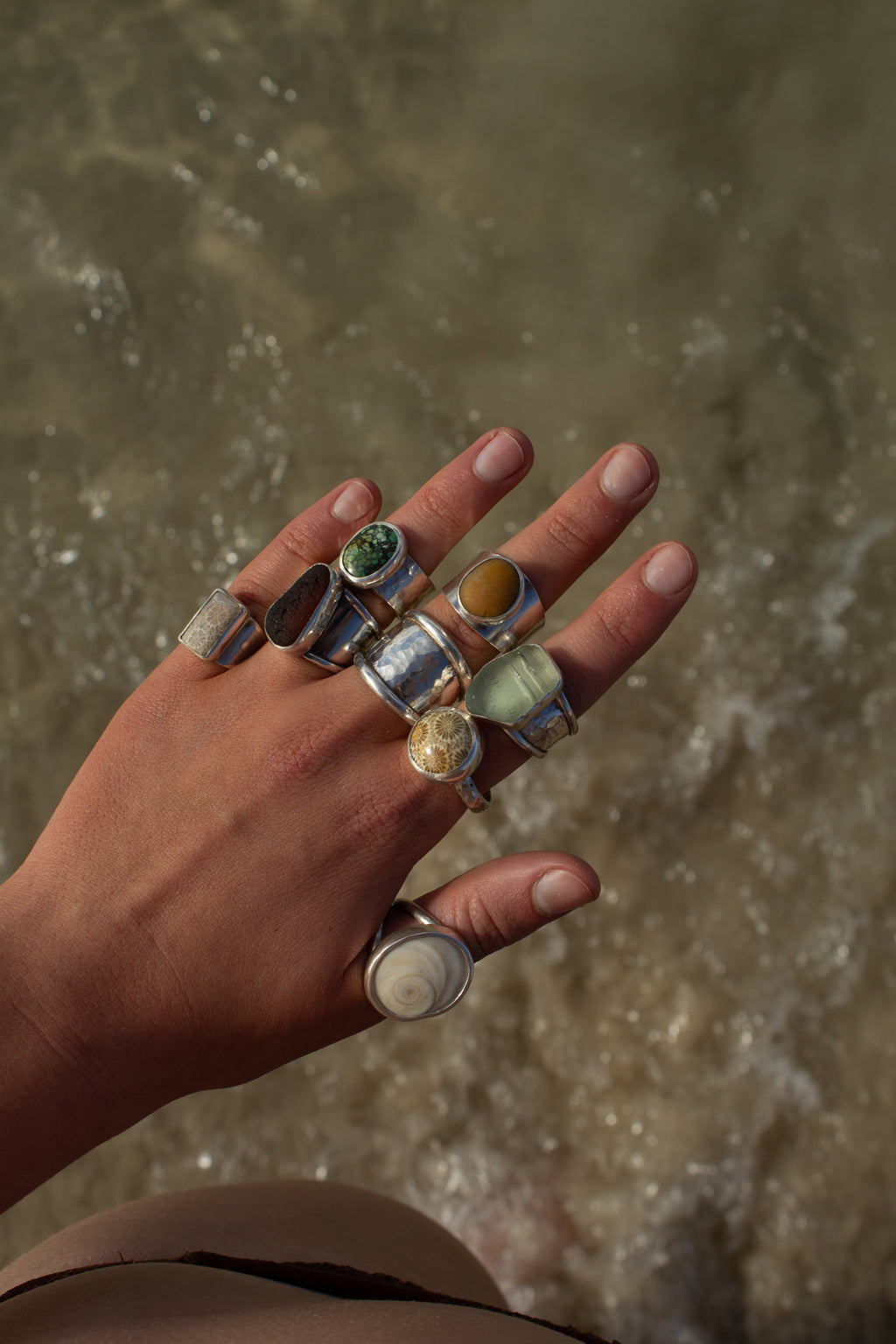 Chunky Sandstone Ring